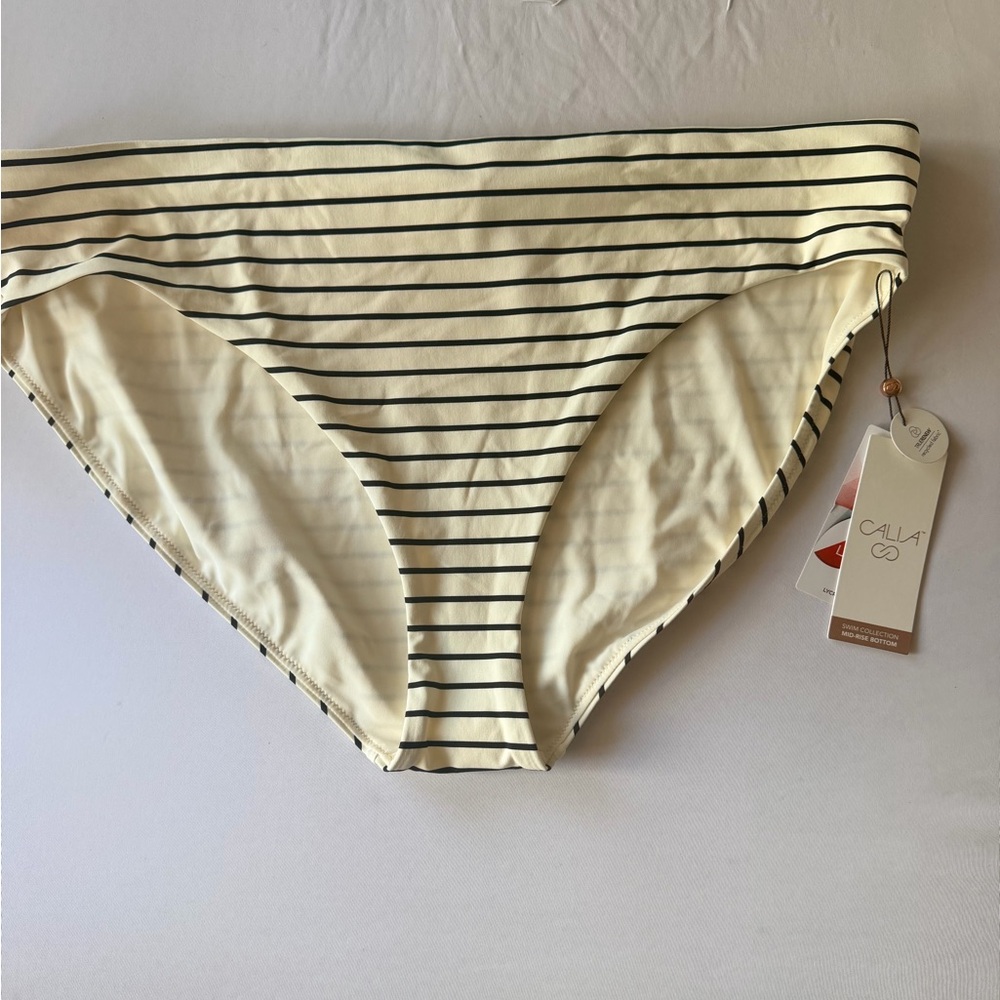 🤍 CALIA Striped Bikini Bottom (Size XXL) – NWT 🤍